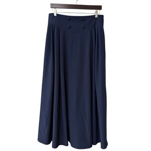 NWOT SCARLET DARKNESS Womens Pleated Maxi Skirt Victorian Size XL Elastic Waist
